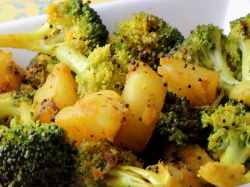Aloo Broccoli, Indian Recipe