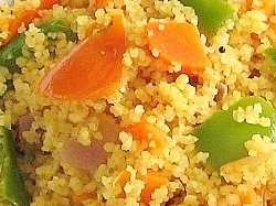 Couscous with Vegetables, Indian Recipe