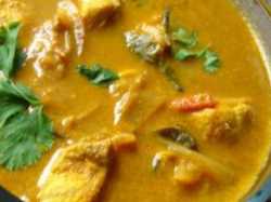 Fish Curry with coconut milk, Indian Recipe