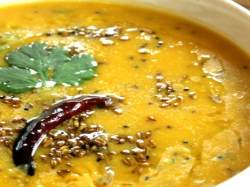 Bengal Red Lentils with Spices, Indian Recipe