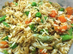 Vegetable Fried Rice, Indian Recipe